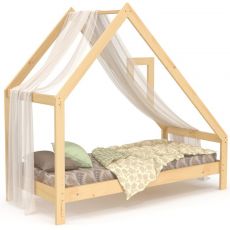 Детская кровать SportBaby лак 80 х190